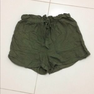 Green shorts